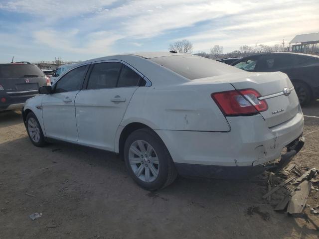 1FAHP2DW8BG145604 - 2011 FORD TAURUS SE WHITE photo 2