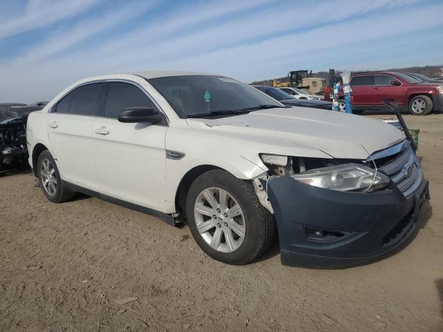 1FAHP2DW8BG145604 - 2011 FORD TAURUS SE WHITE photo 4