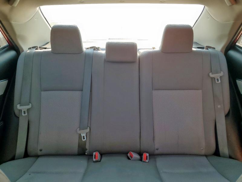 2T1BURHE3EC179875 - 2014 TOYOTA COROLLA L RED photo 10