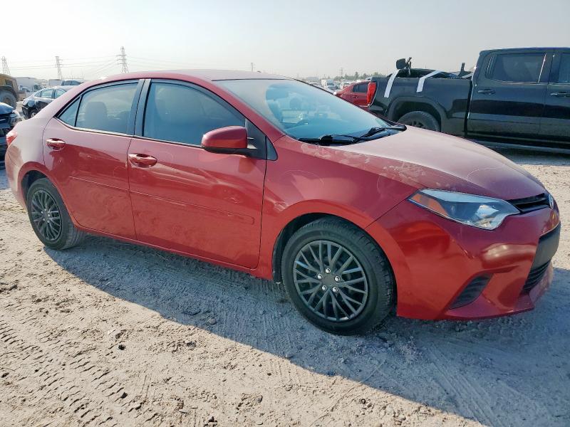 2T1BURHE3EC179875 - 2014 TOYOTA COROLLA L RED photo 4