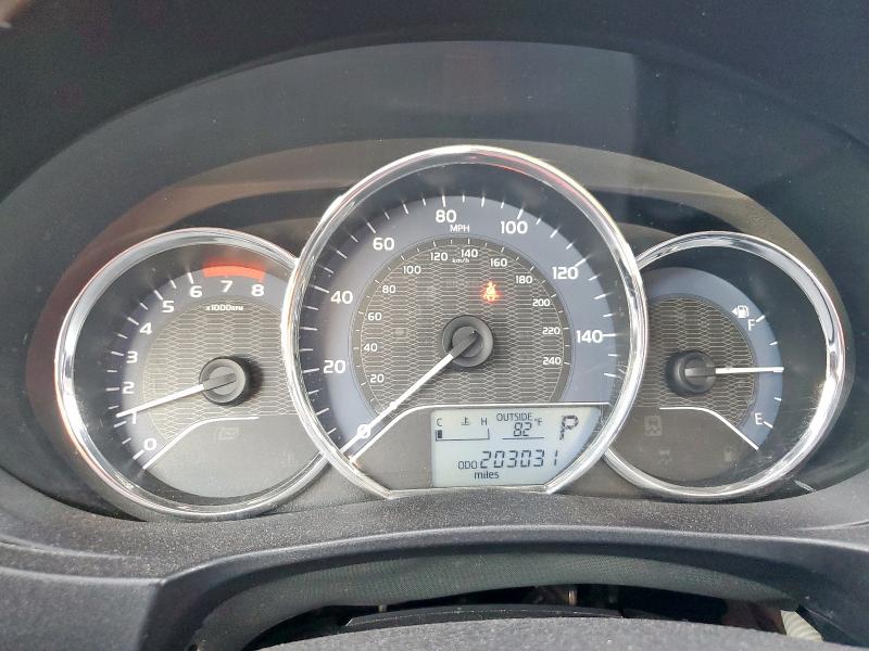 2T1BURHE3EC179875 - 2014 TOYOTA COROLLA L RED photo 9