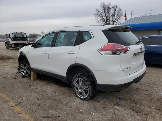 5N1AT2MV6FC821636 - 2015 NISSAN ROGUE S WHITE photo 2