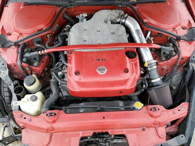 JN1AZ34E94T064062 - 2004 NISSAN 350Z COUPE RED photo 11