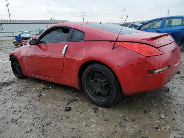 JN1AZ34E94T064062 - 2004 NISSAN 350Z COUPE RED photo 2