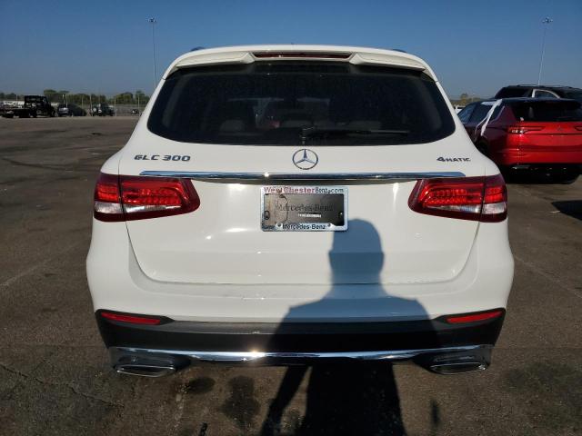 WDC0G4KB1HV011647 - 2017 MERCEDES-BENZ GLC 300 4MATIC WHITE photo 6