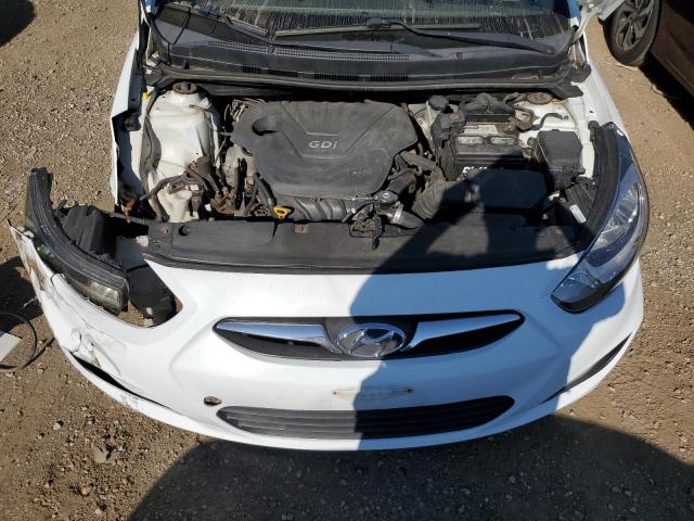 KMHCT4AE1DU533295 - 2013 HYUNDAI ACCENT GLS WHITE photo 11