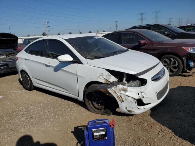 KMHCT4AE1DU533295 - 2013 HYUNDAI ACCENT GLS WHITE photo 4