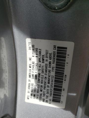 1HGCR2F35FA164722 - 2015 HONDA ACCORD LX GRAY photo 13