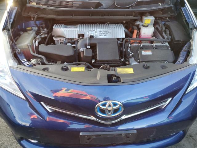 JTDZN3EU4D3272609 - 2013 TOYOTA PRIUS V BLUE photo 12