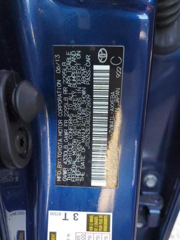 JTDZN3EU4D3272609 - 2013 TOYOTA PRIUS V BLUE photo 13