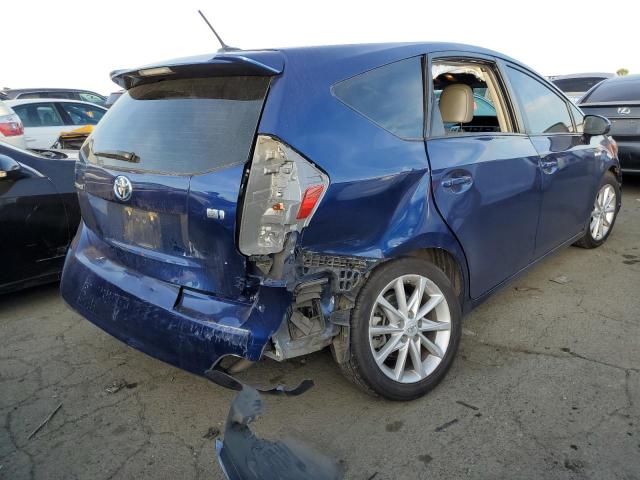 JTDZN3EU4D3272609 - 2013 TOYOTA PRIUS V BLUE photo 3