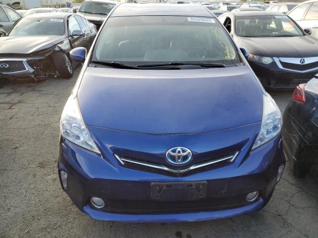 JTDZN3EU4D3272609 - 2013 TOYOTA PRIUS V BLUE photo 5