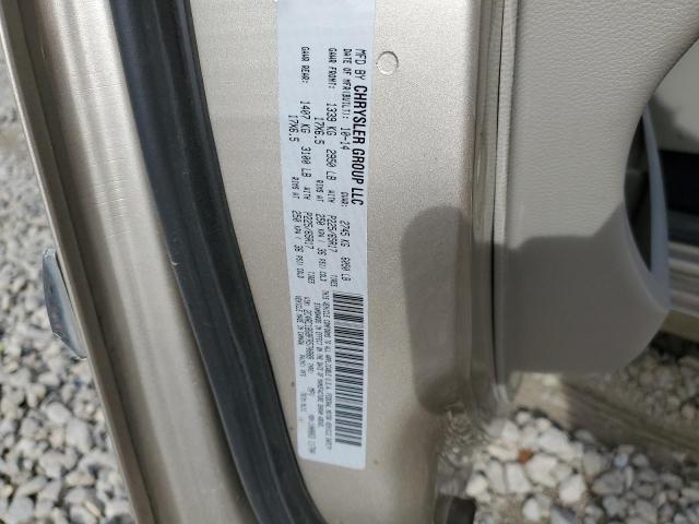 2C4RC1BG8FR570888 - 2015 CHRYSLER TOWN & COU TOURING GOLD photo 13