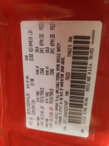 1B7FL26X0XS207407 - 1999 DODGE DAKOTA RED photo 13