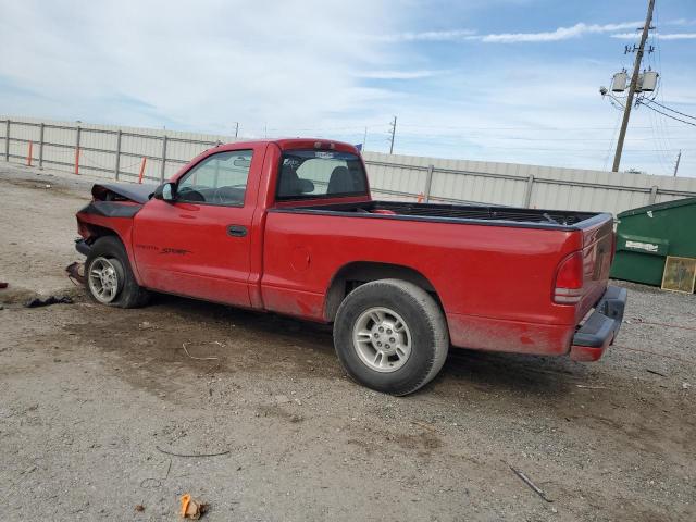 1B7FL26X0XS207407 - 1999 DODGE DAKOTA RED photo 2