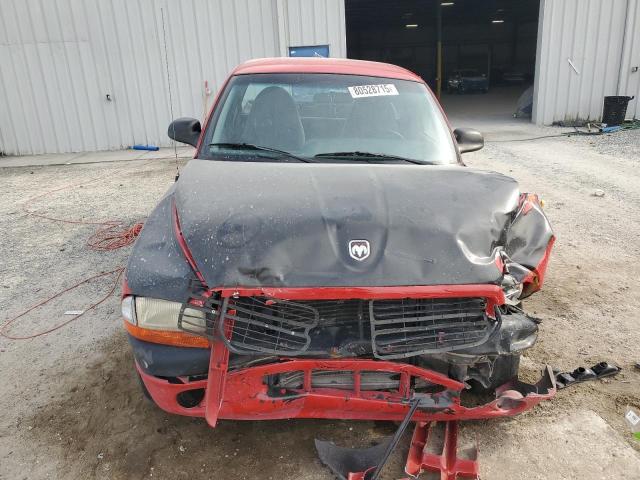1B7FL26X0XS207407 - 1999 DODGE DAKOTA RED photo 5