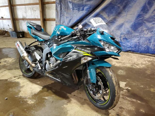 JKBZXJH1XMA008621 - 2021 KAWASAKI ZX636 K TEAL photo 1