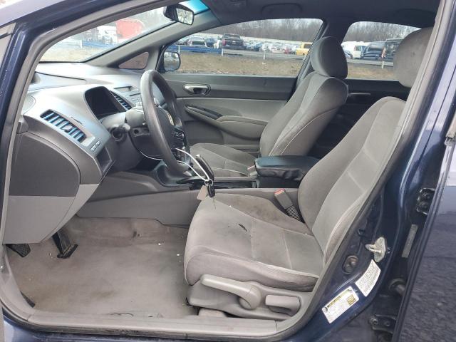 1HGFA15587L105770 - 2007 HONDA CIVIC LX BLUE photo 7