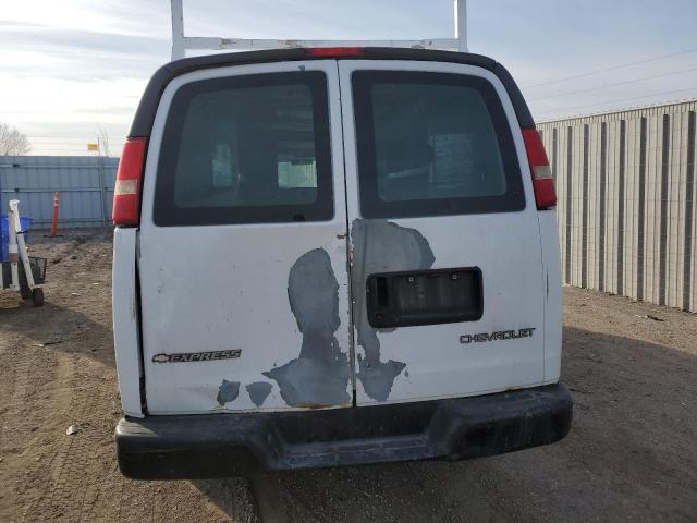 1GCGG25V361223338 - 2006 CHEVROLET EXPRESS G2 WHITE photo 6