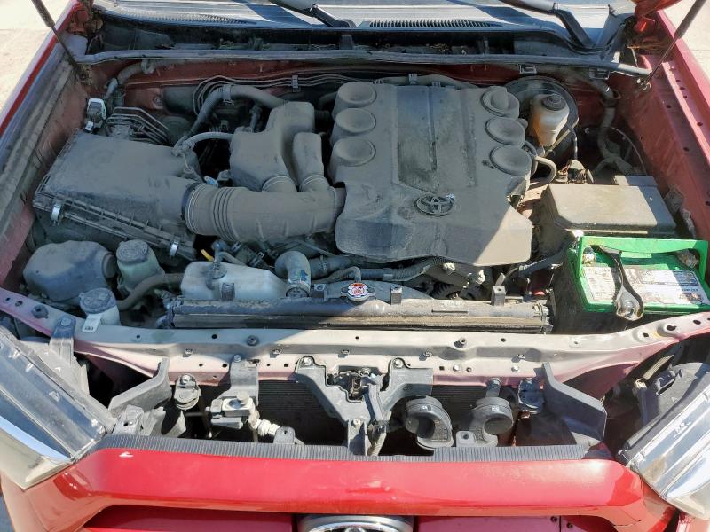 JTEZU5JRXG5140118 - 2016 TOYOTA 4RUNNER SR5 RED photo 12