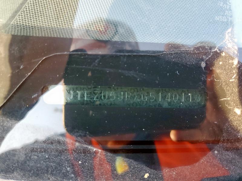 JTEZU5JRXG5140118 - 2016 TOYOTA 4RUNNER SR5 RED photo 13