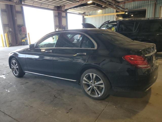 55SWF4KB3GU107066 - 2016 MERCEDES-BENZ C 300 4MATIC BLACK photo 2