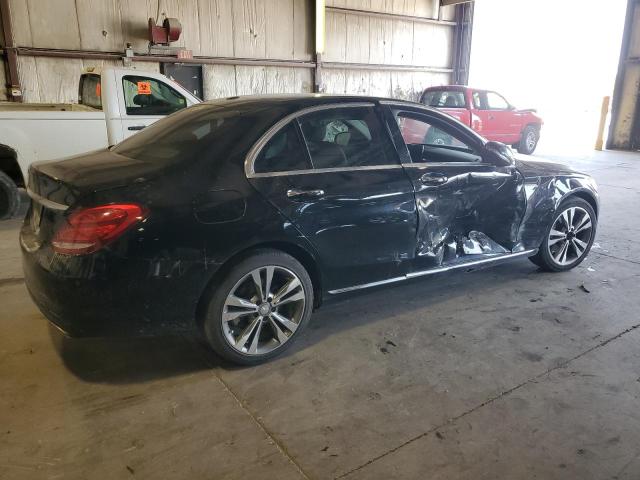 55SWF4KB3GU107066 - 2016 MERCEDES-BENZ C 300 4MATIC BLACK photo 3
