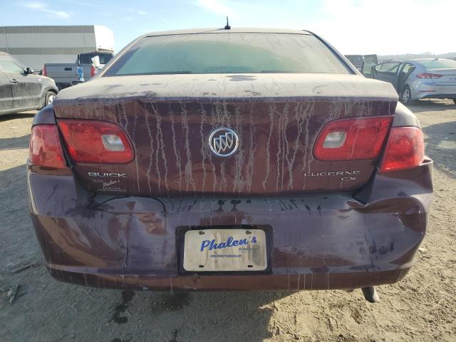 1G4HP57216U202569 - 2006 BUICK LUCERNE CX MAROON photo 6