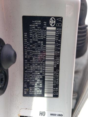 5YFBURHE7HP667053 - 2017 TOYOTA COROLLA L WHITE photo 12