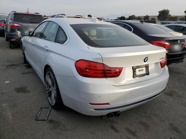 WBA4F7C50HG438341 - 2017 BMW 430I GRAN COUPE WHITE photo 2