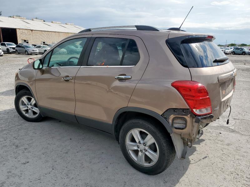 3GNCJLSB8JL371543 - 2018 CHEVROLET TRAX 1LT Қоңыр фото 2