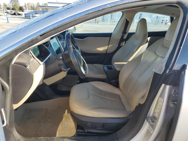 5YJSA1DNXDFP04134 - 2013 TESLA MODEL S SILVER photo 7