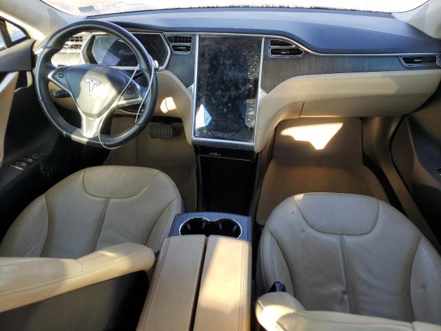 5YJSA1DNXDFP04134 - 2013 TESLA MODEL S SILVER photo 8