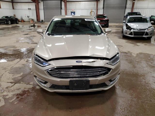 3FA6P0H90HR206798 - 2017 FORD FUSION SE BEIGE photo 5