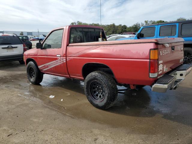 1N6SD11S3PC372540 - 1993 NISSAN TRUCK SHORT WHEELBASE BURGUNDY photo 2