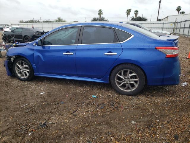 3N1AB7AP0DL794108 - 2013 NISSAN SENTRA S BLUE photo 2