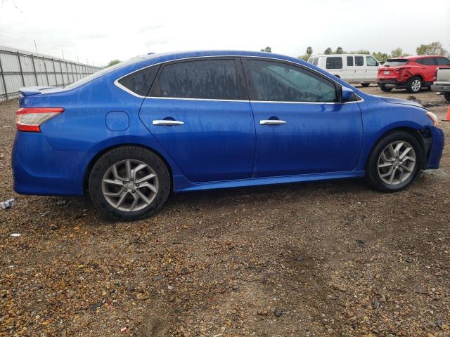 3N1AB7AP0DL794108 - 2013 NISSAN SENTRA S BLUE photo 3