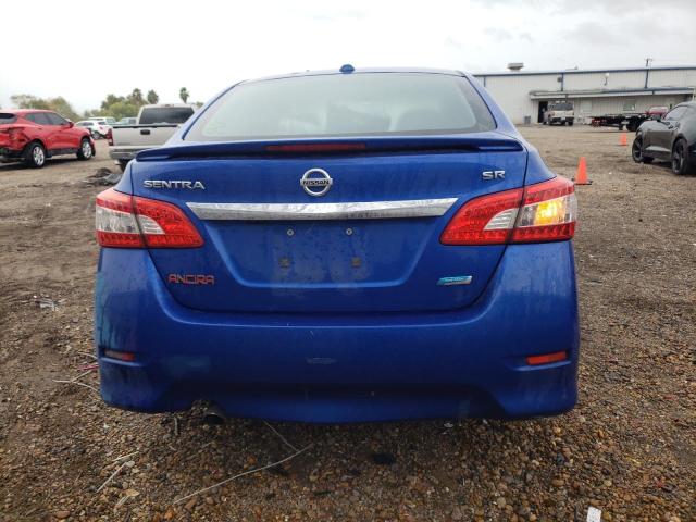 3N1AB7AP0DL794108 - 2013 NISSAN SENTRA S BLUE photo 6