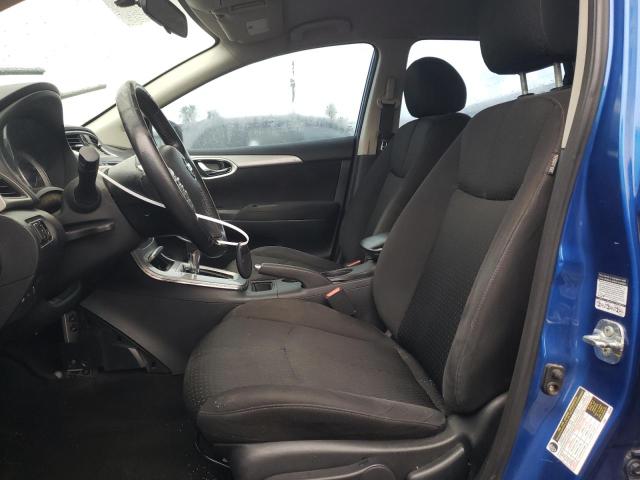 3N1AB7AP0DL794108 - 2013 NISSAN SENTRA S BLUE photo 7