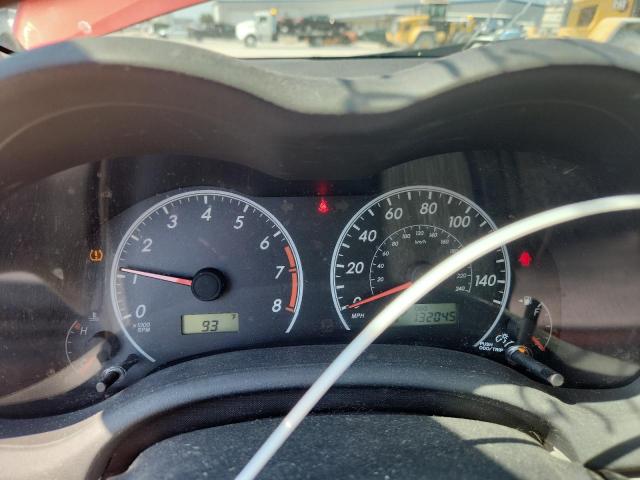 5YFBU4EE4DP079385 - 2013 TOYOTA COROLLA BASE Rouge photo 9