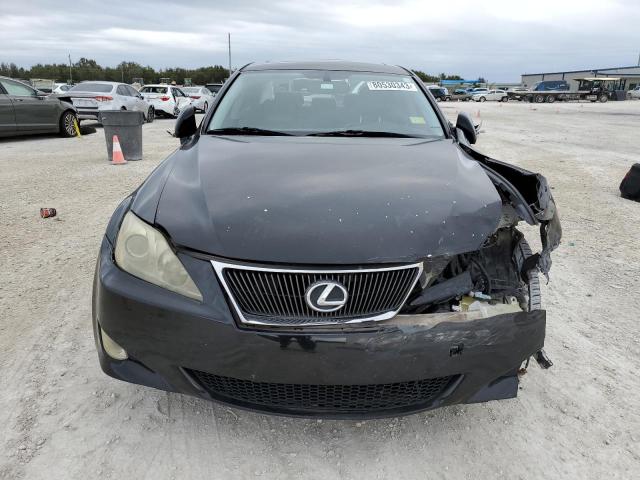 JTHBK262875035615 - 2007 LEXUS IS 250 BLACK photo 5