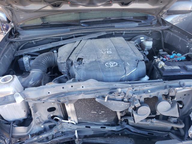 5TEJU4GN5AZ697555 - 2010 TOYOTA TACOMA DOUBLE CAB PRERUNNER GRAY photo 11