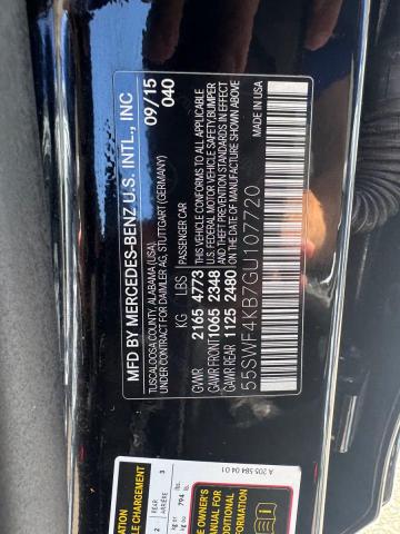 55SWF4KB7GU107720 - 2016 MERCEDES-BENZ C 300 4MATIC BLACK photo 14