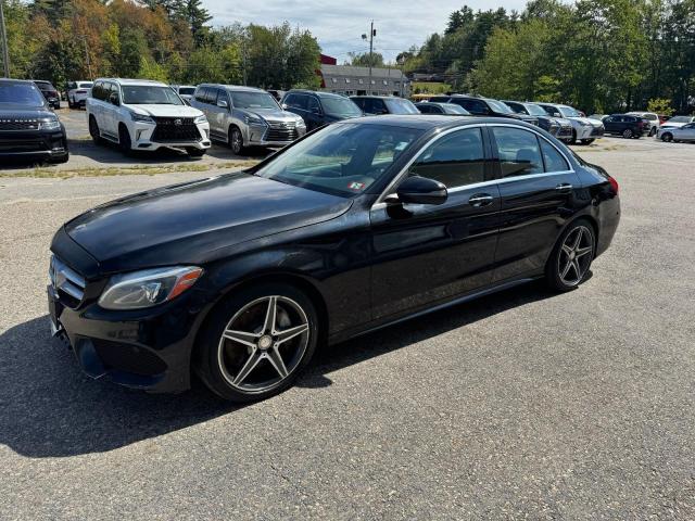 55SWF4KB7GU107720 - 2016 MERCEDES-BENZ C 300 4MATIC BLACK photo 2