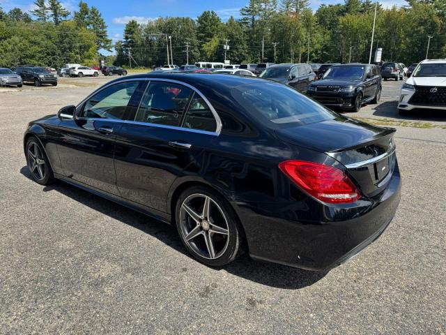 55SWF4KB7GU107720 - 2016 MERCEDES-BENZ C 300 4MATIC BLACK photo 3