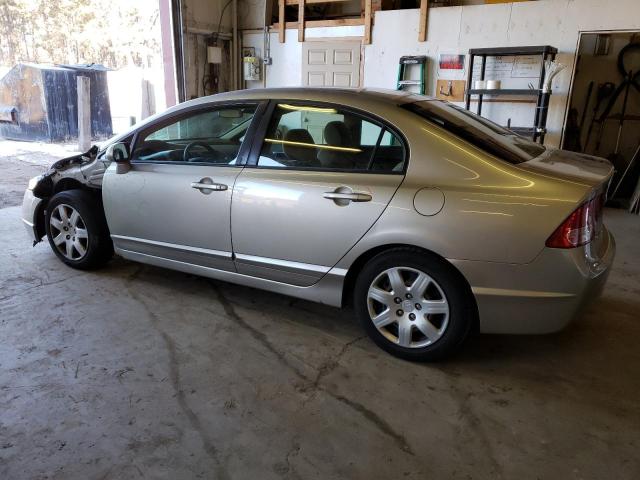 1HGFA16576L057837 - 2006 HONDA CIVIC LX TAN photo 2