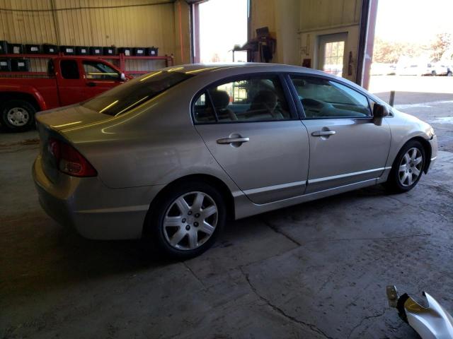 1HGFA16576L057837 - 2006 HONDA CIVIC LX TAN photo 3