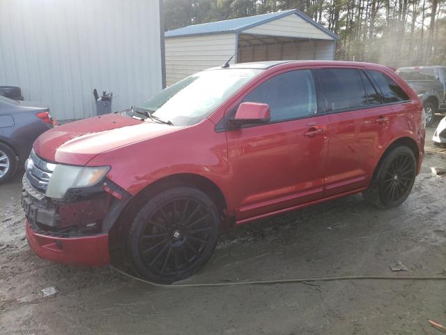 2FMDK4AC8ABB03853 - 2010 FORD EDGE SPORT RED photo 1