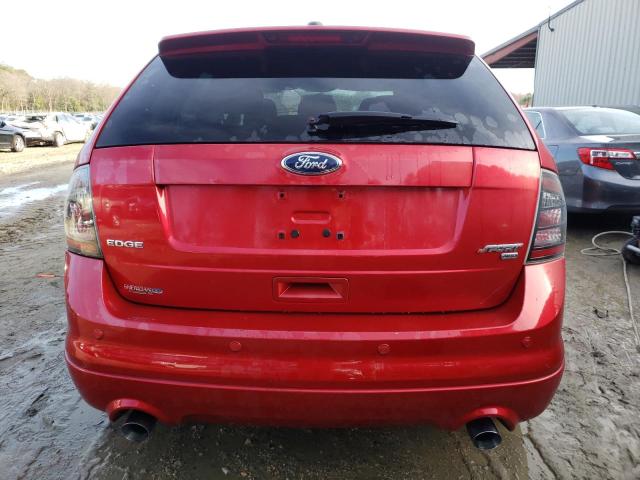 2FMDK4AC8ABB03853 - 2010 FORD EDGE SPORT RED photo 6