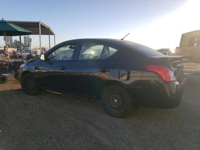 3N1CN7AP9FL834284 - 2015 NISSAN VERSA S BLACK photo 2